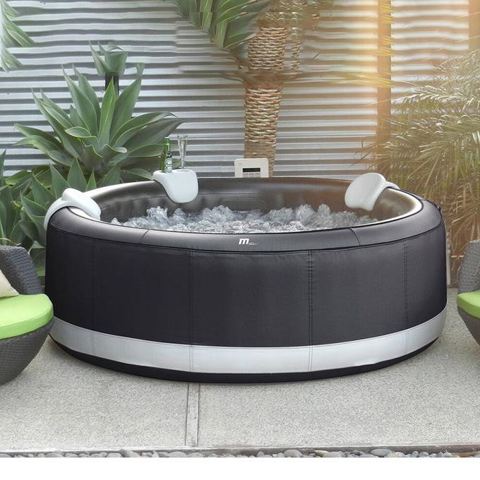 4 baignoires gonflables 0 de massage de Protable de baquet chaud de tourbillon rond extérieur de personne