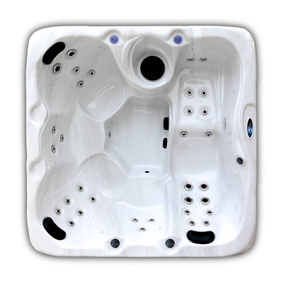 E-160S Dubaï Hydromassage Spa baignoires Jacuzzi Bain à remous en marbre blanc