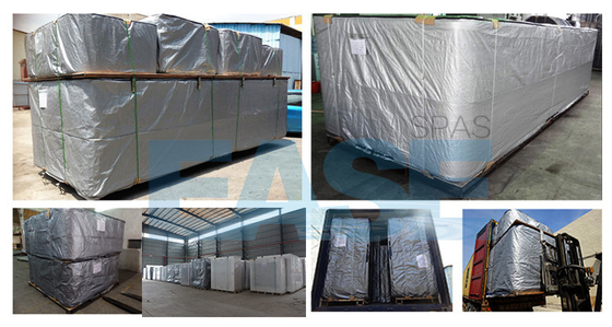 Piscine acrylique à 35 jets avec bain à remous extérieur et piscine de spa de nage sans fin