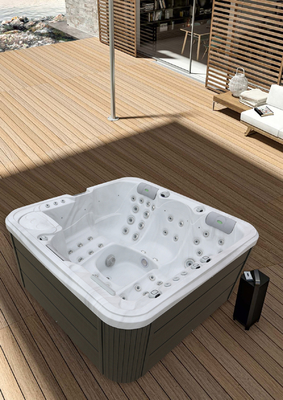 Spa extérieur blanc, bain à remous acrylique, Spa Balboa, système 54