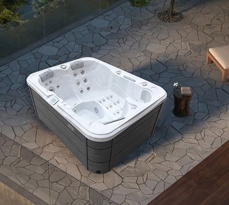 1 salle de bain 2 places Spa extérieur blanc baignoire thermale Massage Spa baignoires jacuzzi