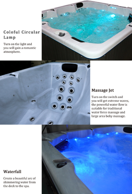 3 sièges 2 salons Spa Massage Jacuzzi capacité d'eau 1800L