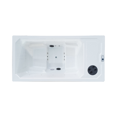2 personnes Acrylique Rectangle Bain de glace Athlètes Thérapie Plongeon à froid Avec refroidisseur