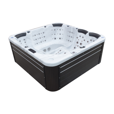Hydrothérapie en plein air Spa piscine Jet d'air Massage Jacuzzi avec lumière LED