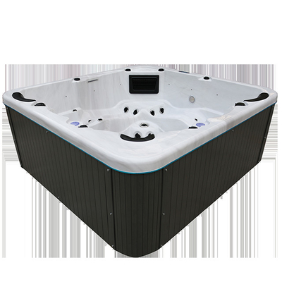 Une baignoire thermale intelligente autonome pour 5 personnes avec jets à débit élevé / WiFi / haut-parleurs Bluetooth et système Balboa