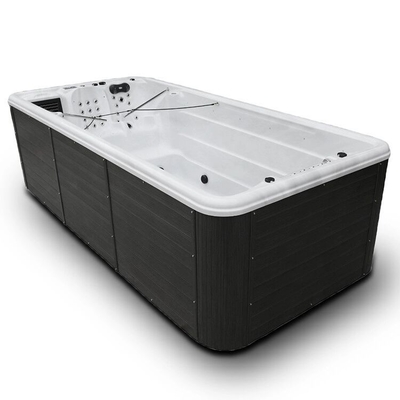 Piscine sans fin de luxe pour le jardin Whirlpool Spa baignoires avec jets d'air Spa de natation pour l' extérieur