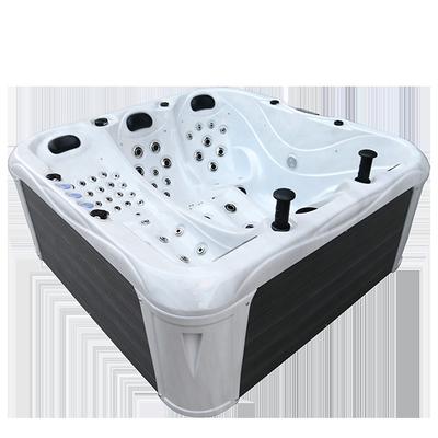 Salles de bains de luxe pour 4 personnes Salles de bains acryliques pour adultes Whirlpool avec fonction de massage pour l' extérieur