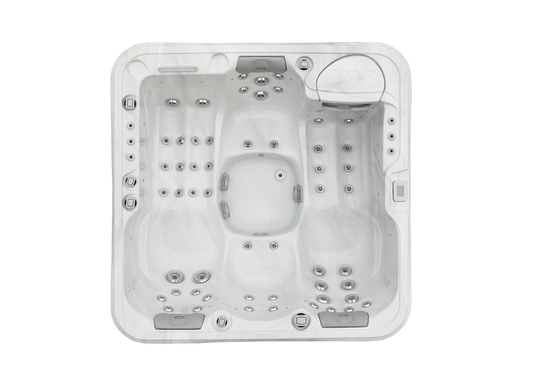Une baignoire acrylique à soulagement de pression une baignoire spa à jacuzzi avec lumière LED
