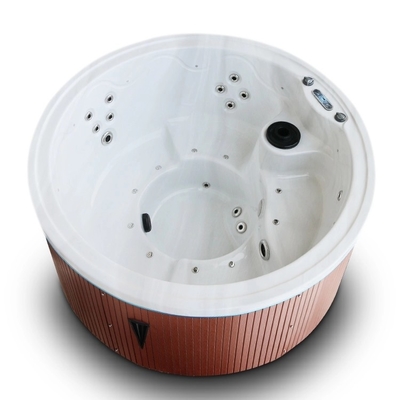 Autonomie 5 6 personnes Bains en acrylique Bain à remous haut-parleur Bluetooth