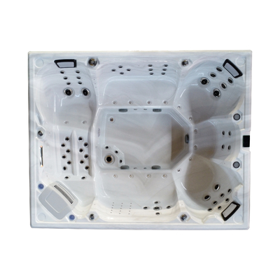 89-Jet bain à remous acrylique pour 8 personnes Ourdoor Jacuzzi SPA 600-livre de capacité