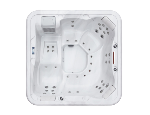 Salle de bains à chauffage de massage acrylique en freestanding
