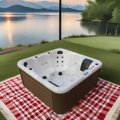 Bain d'eau à l' extérieur Acrylique Hydro Spa Home Relax Sauna Bain à vapeur