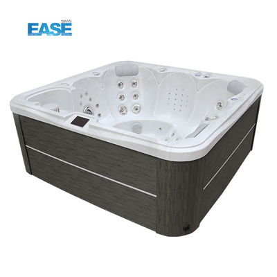 Fête du jardin en plein air bain à remous hydrogène acrylique bain thermal en plein air piscine spa avec double zone