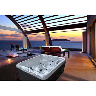 2 stations thermales extérieures de baquet chaud de Launges de tourbillon de baignoire acrylique de massage