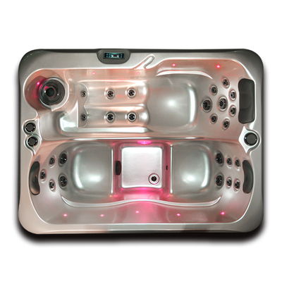 Baquet chaud extérieur de massage de 2 personnes de baignoire acrylique extérieure de station thermale