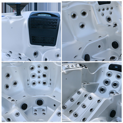 Baignoire extérieure de massage de 5 personnes de baquet chaud de jardin hydraulique de villa pour la maison