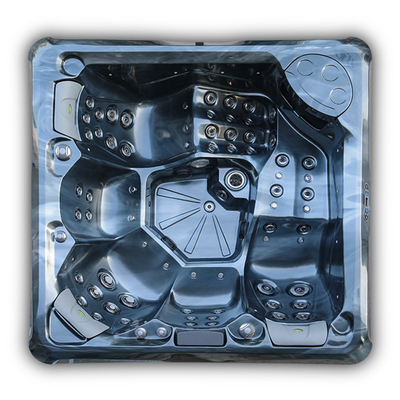 Baquet chaud de station thermale de 5 personnes de massage de baignoire de station thermale extérieure acrylique de tourbillon
