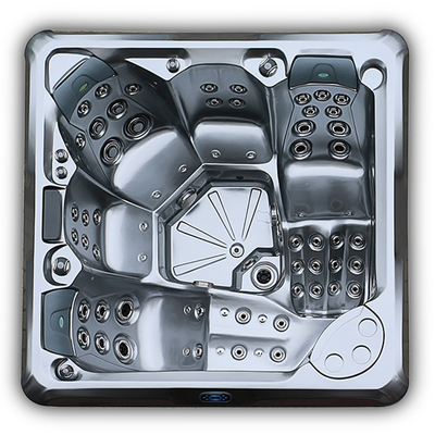 Baquet chaud de station thermale de 5 personnes de massage de baignoire de station thermale extérieure acrylique de tourbillon