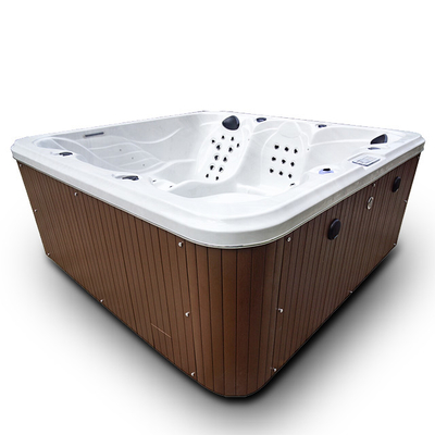 Baquets chauds de grande de tourbillon de massage station thermale extérieure acrylique de luxe de baignoire