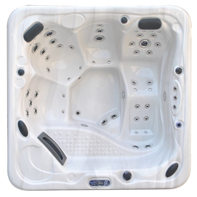 Baquets chauds de station thermale acrylique de baignoire de massage de personne de la villa 6 avec l'ozonateur