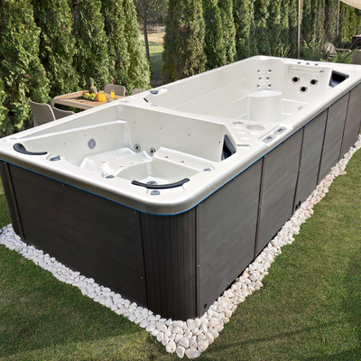 8 tourbillons extérieurs de piscine de station thermale de massage de personne nagent la piscine pour la natation