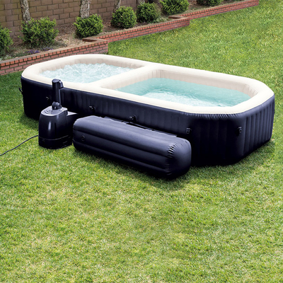 4-6 baignoire gonflable de station thermale de station thermale de personne de la température réglable gonflable de baquet chaud