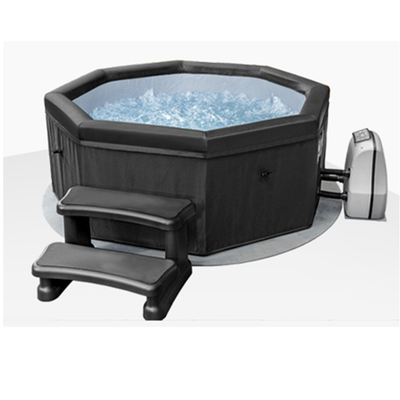 Baquet chaud adapté aux besoins du client de station thermale de personne du logo 4 pour le baquet rond gonflable extérieur de piscine de station thermale