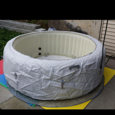 baignoire gonflable de tourbillon de baquet chaud de station thermale de massage blanc de 2.0m