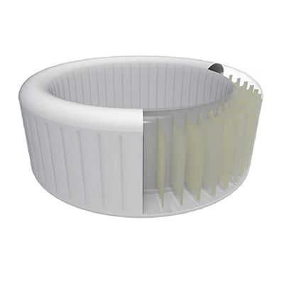 baignoire gonflable de tourbillon de baquet chaud de station thermale de massage blanc de 2.0m