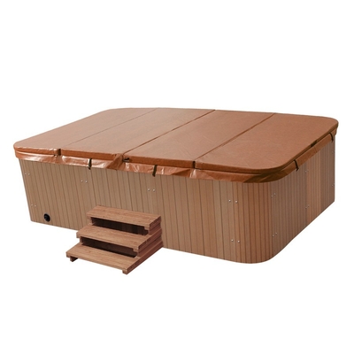 Couverture adaptée aux besoins du client de baquet chaud de station thermale de bain de PVC de SAA ou meubles extérieurs 100mm de couverture de station thermale