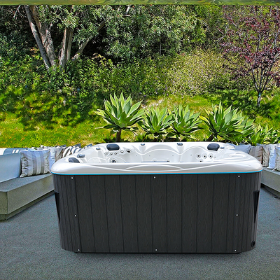 Baignoire acrylique de 6 de personnes d'extra large de station thermale tourbillons de baquet chaud avec 93 jets