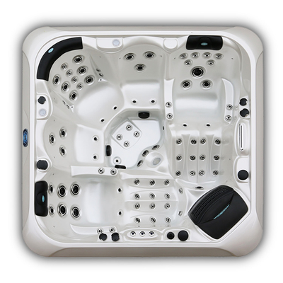 Massage acrylique Therapie bain à remous Spa Jacuzzi Bain pour la détente en plein air 5 personnes