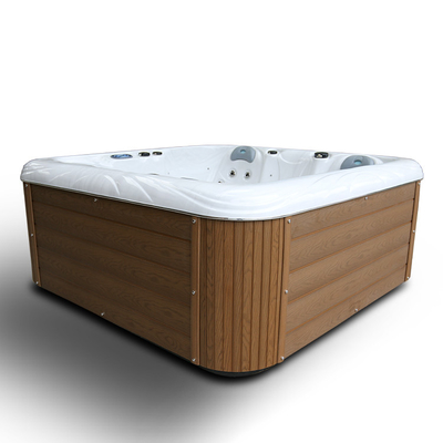 Massage extérieur de tourbillon de station thermale de bain d'arrière-cour de baquet chaud de station thermale de 4 personnes pour le jacuzzi