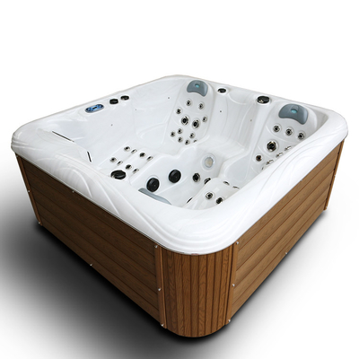 Jacuzzi extérieur Massage acrylique Spa baignoire pour 4 personnes pour une hydrothérapie relaxante