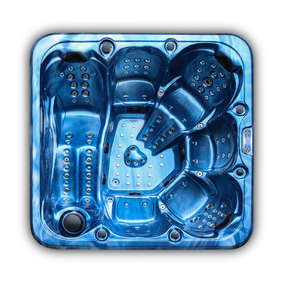 baignoire extérieure de station thermale de tourbillon de baquet chaud de massage de 2.2m pour 6 personnes
