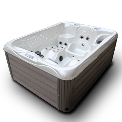 Baignoire extérieure libre de petite taille de station thermale de tourbillon de baquet chaud de 3 personnes avec la LED
