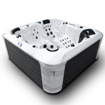 6 baquets chauds extérieurs de baignoire de station thermale de tourbillon de Pearl White de ménage de sièges