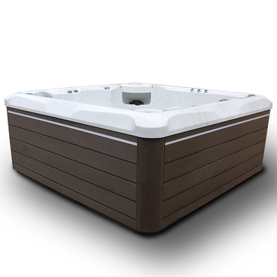 Baquet extérieur de station thermale de tourbillon de baignoire hydraulique acrylique de massage de 6 sièges