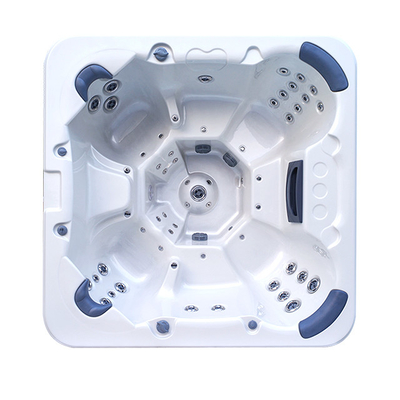 Baignoire extérieure de baquet chaud de station thermale de massage de tourbillon de 7 personnes avec la pompe de massage
