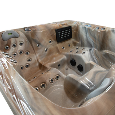 Les baquets chauds extérieurs acryliques aèrent la baignoire de stations thermales de massage de tourbillon de jets