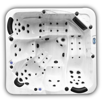 Baquet blanc de station thermale de tourbillon de baignoire de baquets chauds de perle de système de contrôle de Balboa pour 5 personnes