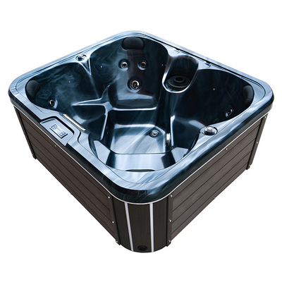 Baignoire extérieure de massage de baquets chauds de station thermale de tourbillon de jets d'air pour 4 personnes