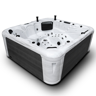 Baignoire acrylique de 6 de personnes d'extra large de station thermale tourbillons de baquet chaud avec 93 jets