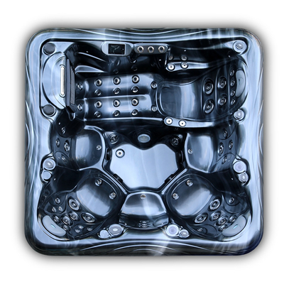 Baquet chaud de tourbillon de 6 personnes de station thermale de massage de station thermale hydraulique extérieure de baignoire