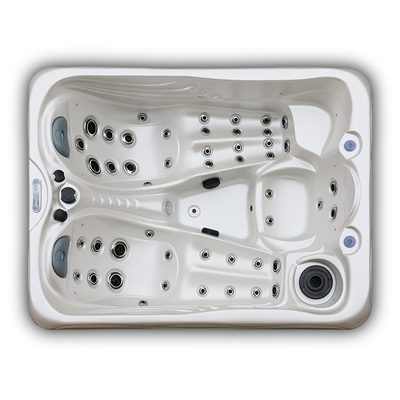 2 stations thermales extérieures de baquet chaud de Launges de tourbillon de baignoire acrylique de massage