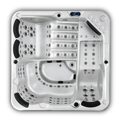 Pearl White 6 baquets de station thermale de Hydropool de station thermale de baignoire de massage de ménage de sièges grands
