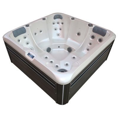 Baquet extérieur de station thermale de baquet chaud de massage de tourbillon de 5 personnes avec la lumière colorée de LED