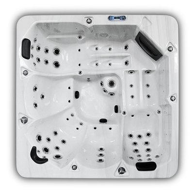 Baquet chaud de style d'air de jets de tourbillon de massage américain de baignoire avec la cascade