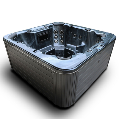 Grande baignoire extérieure acrylique de luxe de tourbillons de baquets chauds de station thermale pour 6-7 personnes
