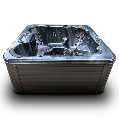 Grande baignoire extérieure acrylique de luxe de tourbillons de baquets chauds de station thermale pour 6-7 personnes